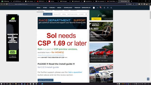 O QUE É PRESET? CONTENT MANAGER E CUSTOM SHADER PATCH NO ASSETTO CORSA смотреть онлайн