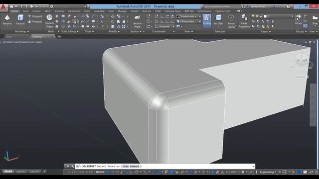 31-How to Use Delete Faces Command in AutoCad 2014/15/16/17/18 смотреть онлайн