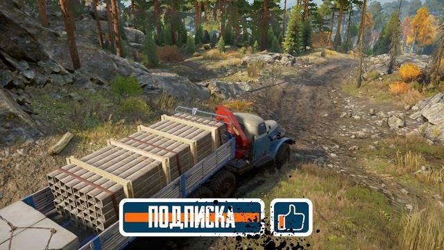 Зил-157. Да будет дорога. SnowRunner. смотреть онлайн