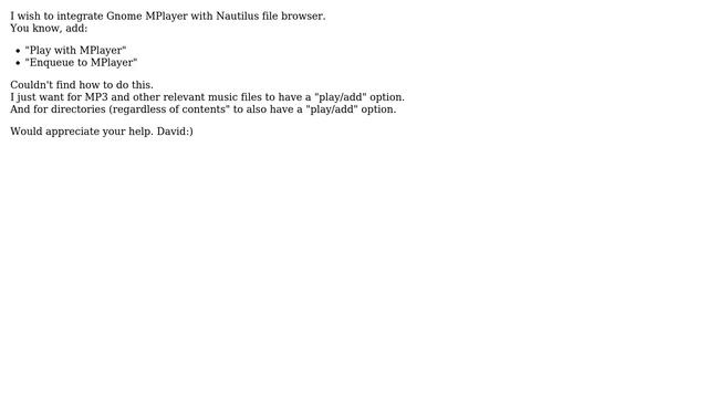 Ubuntu: Integrate a media-player into Nautilus file browser смотреть онлайн