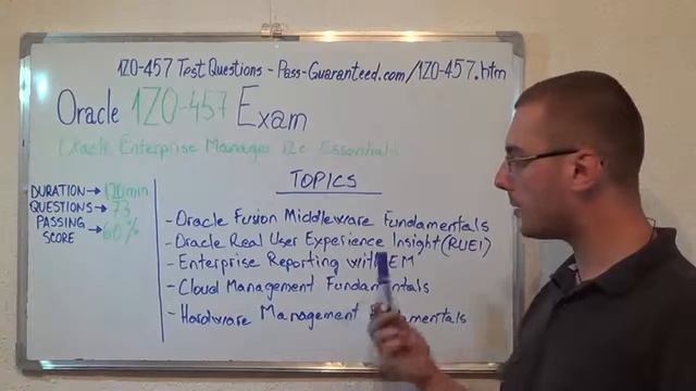 1Z0-457 – Oracle Exam Enterprise Manager Test Essentials Questions смотреть онлайн
