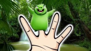 Angry Birds & Dinosaur Island Finger Family | Nursery Rhymes For Children