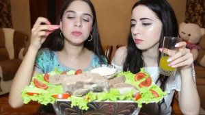 ЯЗЫК КОРОВЫ MUKBANG/ #AykaEmilly ask Fatima