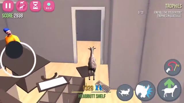 Goat Simulator iOS Version Easter Egg Hunt! смотреть онлайн