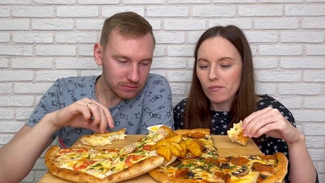 МУКБАНГ ПИЦЦА ПЕППЕРОНИ Картошка по деревенски РАСПАКОВКА ЛЮБИМЫЙ ВАСИЛЁК ответы на вопросы смотреть онлайн
