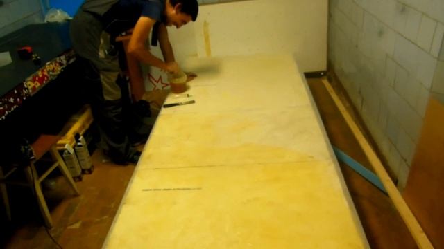 Сага о лодке из пенопласта. 10 Серия. Усиливаем корпус.