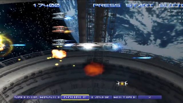 GRADIUS V. Running on Android смотреть онлайн