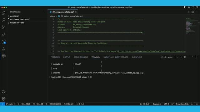 Data Engineering With Python In Snowflake смотреть онлайн