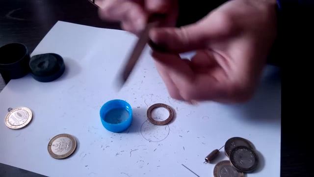 Брелок из старой 10 рублёвой монеты!!! смотреть онлайн