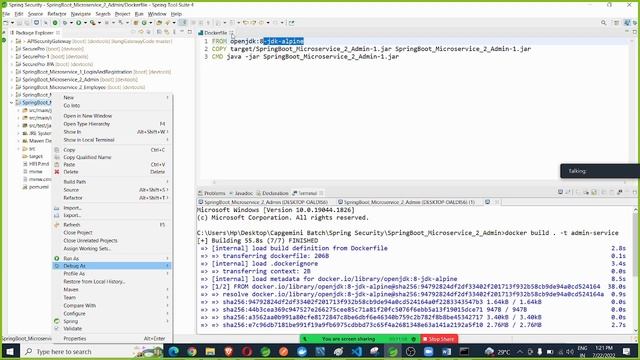 Docker - Image Creation Spring Boot Application (Freshers Standard) смотреть онлайн