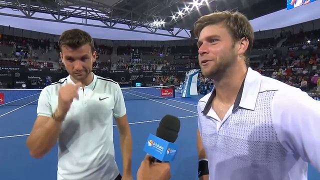 Grigor is a amazing player, whether he's playing singles, doubles, triples, whatever he's playing.. смотреть онлайн