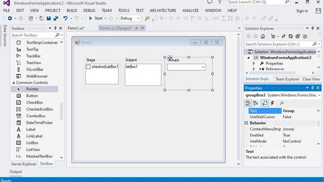 Visual C# Application ComboBox, CheckBox, CheckedListBox, Listbox Part 2 смотреть онлайн