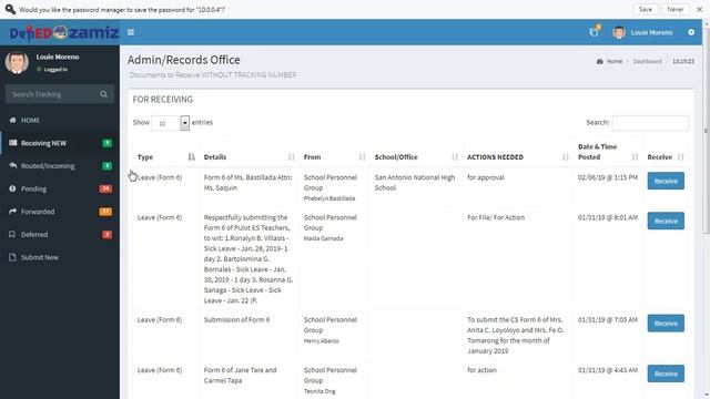 Document Tracking System смотреть онлайн