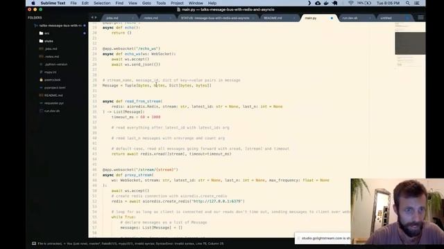 #PyMX ? 20.04 | Contruyendo un realtime message bus usando Redis y Asyncio смотреть онлайн