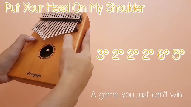 PUT YOUR HEAD ON MY SHOULDER [ Kalimba Cover with Numbered Notation Tabs ] смотреть онлайн