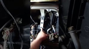 замена радиатора отопителя салона на  даф 105