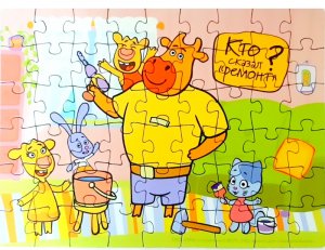 Оранжевая корова - собираем пазлы для детей | Видео для детей | Мультики с игрушками |