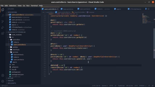 08 - (Arabic) Basic CRUD - restful API - Koa.js | TypeScript |TypeORM смотреть онлайн