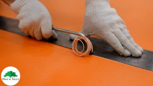 Укладка спортивного линолеума и нанесение разметки смотреть онлайн