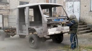 пескоструйная обработка автомобиля