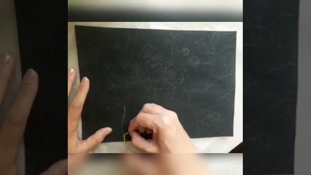 Урок 14.Кружок ИЗО "Юный художник."Тема:"Граттаж."Преподаватель Иванова А.В. смотреть онлайн