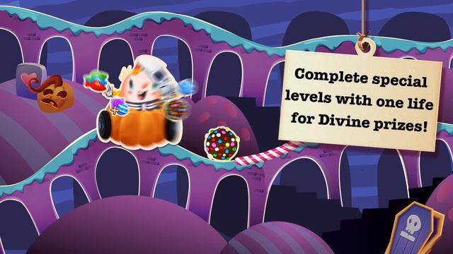 Candy Crush Saga - Swipe, match and be scary this Halloween! смотреть онлайн