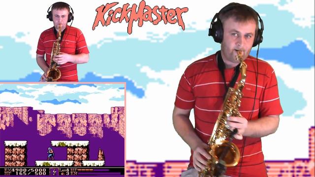 Kick Master (NES) - Sector 4 ; Bottomless Crevasse ( cover by Amigoiga sax ) смотреть онлайн