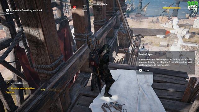Assassins Creed Origins Tool of Apis DLC Papyrus Puzzle - How to solve Arsinoe Papyrus Puzzle смотреть онлайн