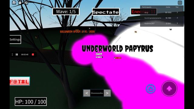 (ROBLOX) Undertale : Deal With Forgotten Bosses (A Very BIG bug happened.) (No Audio) смотреть онлайн