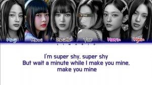[Karaoke] NewJeans 'SUPER SHY' (You as a member) (Color Coded Lyrics)
