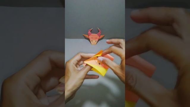 Easy origami Bull tutorial | Hello origami lovers смотреть онлайн