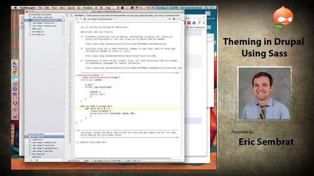 ADUG Workshop - Theming in Drupal Using Sass - Eric Sembrat (05.01.2014) смотреть онлайн
