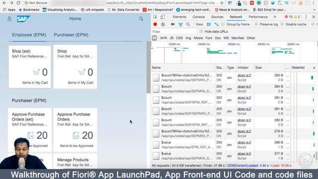 Fiori® App LaunchPad | Fiori® App Front-end UI code and code files | UI5 Web Components смотреть онлайн