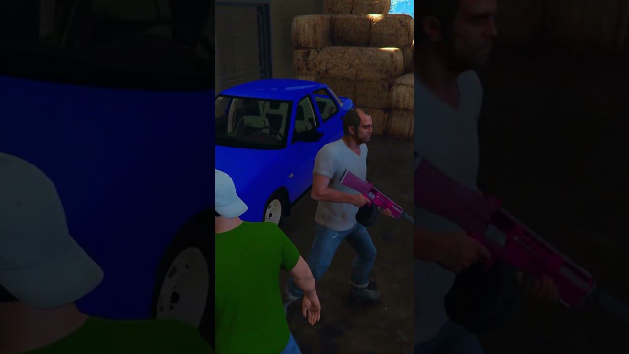 ТРЭВОР подарил РАЙЛЮХЕ машину в ГТА 5 Моды! смотреть онлайн