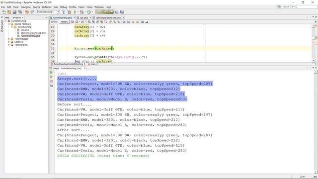 Java Comparable & Comparator - 06 - Arrays.sort() and ordering смотреть онлайн