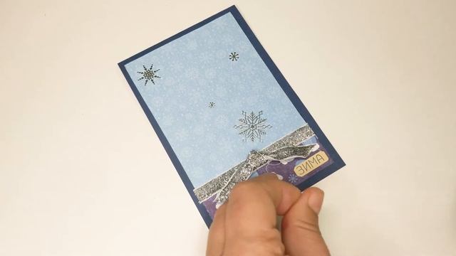 Новогодняя открытка своими руками. Как сделать красивую новогоднюю открытку. смотреть онлайн