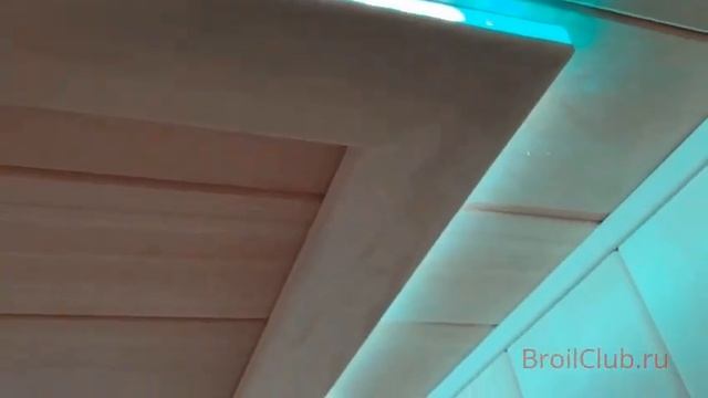 Встроенная сауна из кедра от BroilClub смотреть онлайн