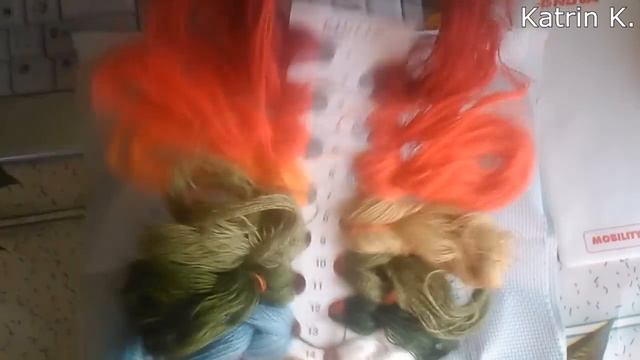 Вышивка крестом: Мои процессы с розами. смотреть онлайн