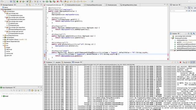 Spring Boot | Tutorial 25 : MongoRepository (Custom Queries) and Embedded Mongo смотреть онлайн