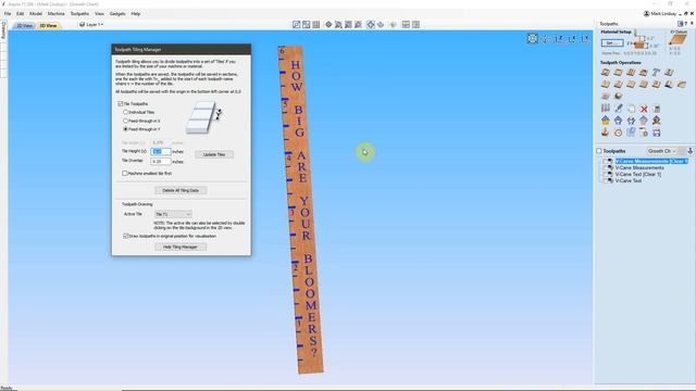 Tiling Toolpaths Part 1 – Design, Toolpath, and Save G-Code смотреть онлайн