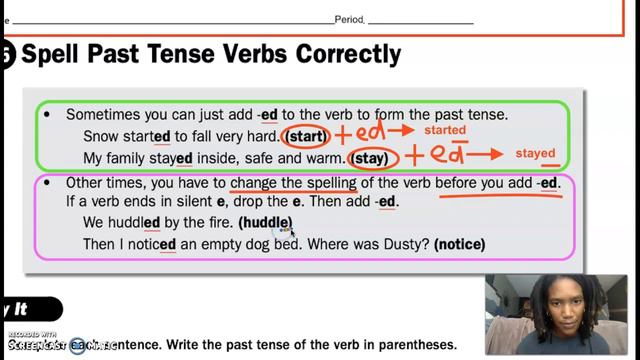 Spell Past Tense Verbs Correctly Part 1 (Silent e) смотреть онлайн