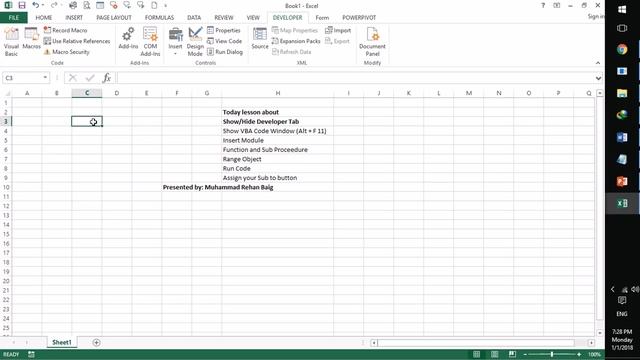 Range Object in VBA Excel Lesson 1 смотреть онлайн