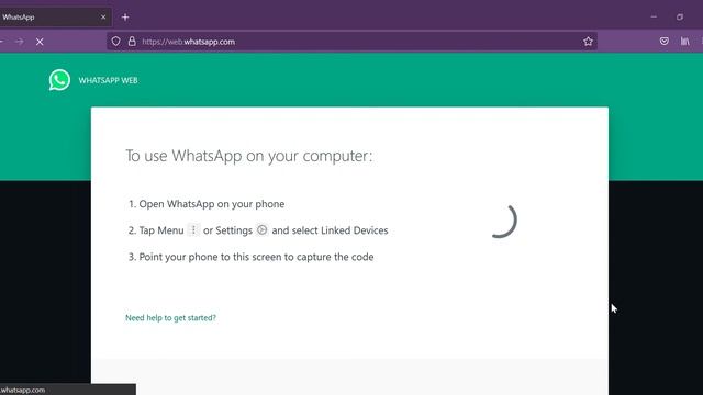 WhatsApp Web Logging Loop v2.0 смотреть онлайн