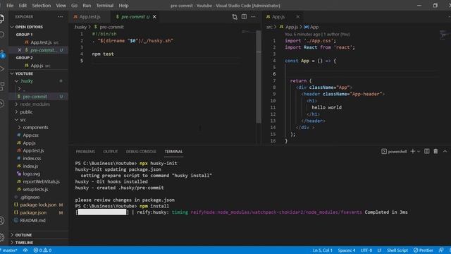 Setting Up Git Hooks with Husky смотреть онлайн