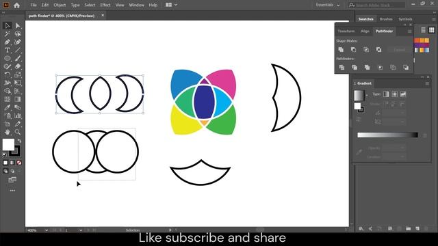 Adobe illustrator-beginners-class3 | Pathfinder смотреть онлайн
