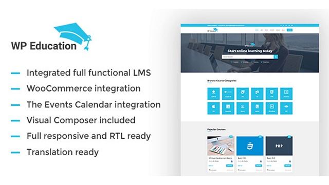 WP Education – The Ultimate Education WordPress Theme | Themeforest Website Templates and Themes смотреть онлайн