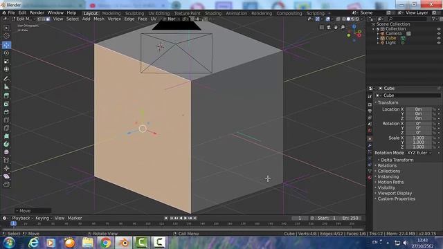 Blender 2.8 (basic): Ep.4: Gizmo และ Transform Orientation смотреть онлайн