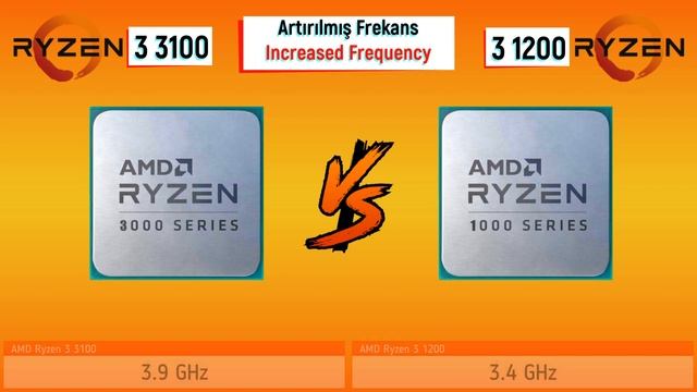 AMD Ryzen 3 3100 VS Ryzen 3 1200 Kıyaslaması смотреть онлайн
