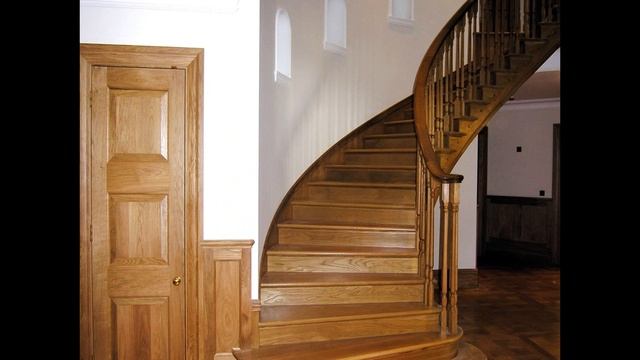 Производство лестниц из массива