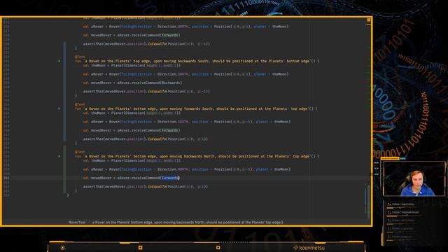 [EN/NL] LiveCoding sesh with the Mars Rover Kata in Kotlin - Part 2 смотреть онлайн